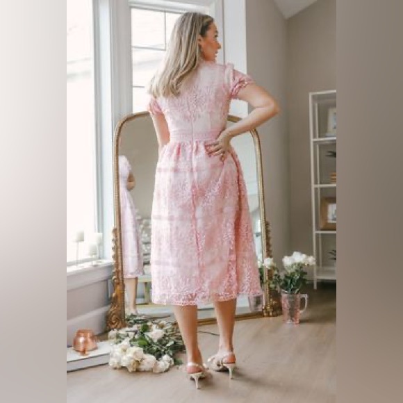 Ivy City Pink Sicily Dress - Picture 3 of 5